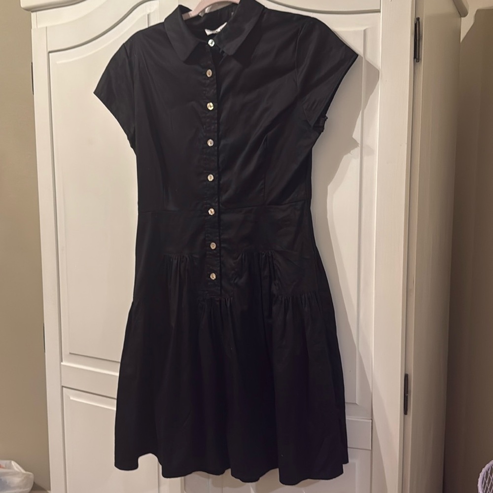 Patty Kim Colette Dress Black Size Small NWT